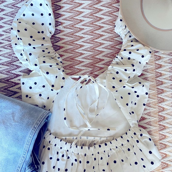 ***Sold*** H&M Cotton Peplum Top, As New - Size M - Picture 8 of 8